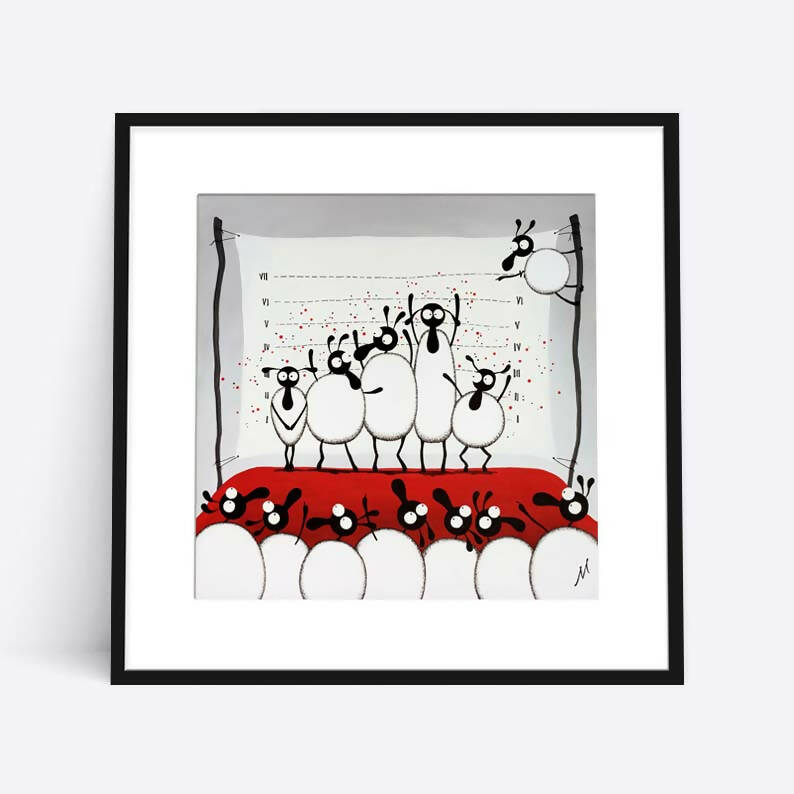 The Un-ewe-sual Suspects - 16” Limited Edition Print