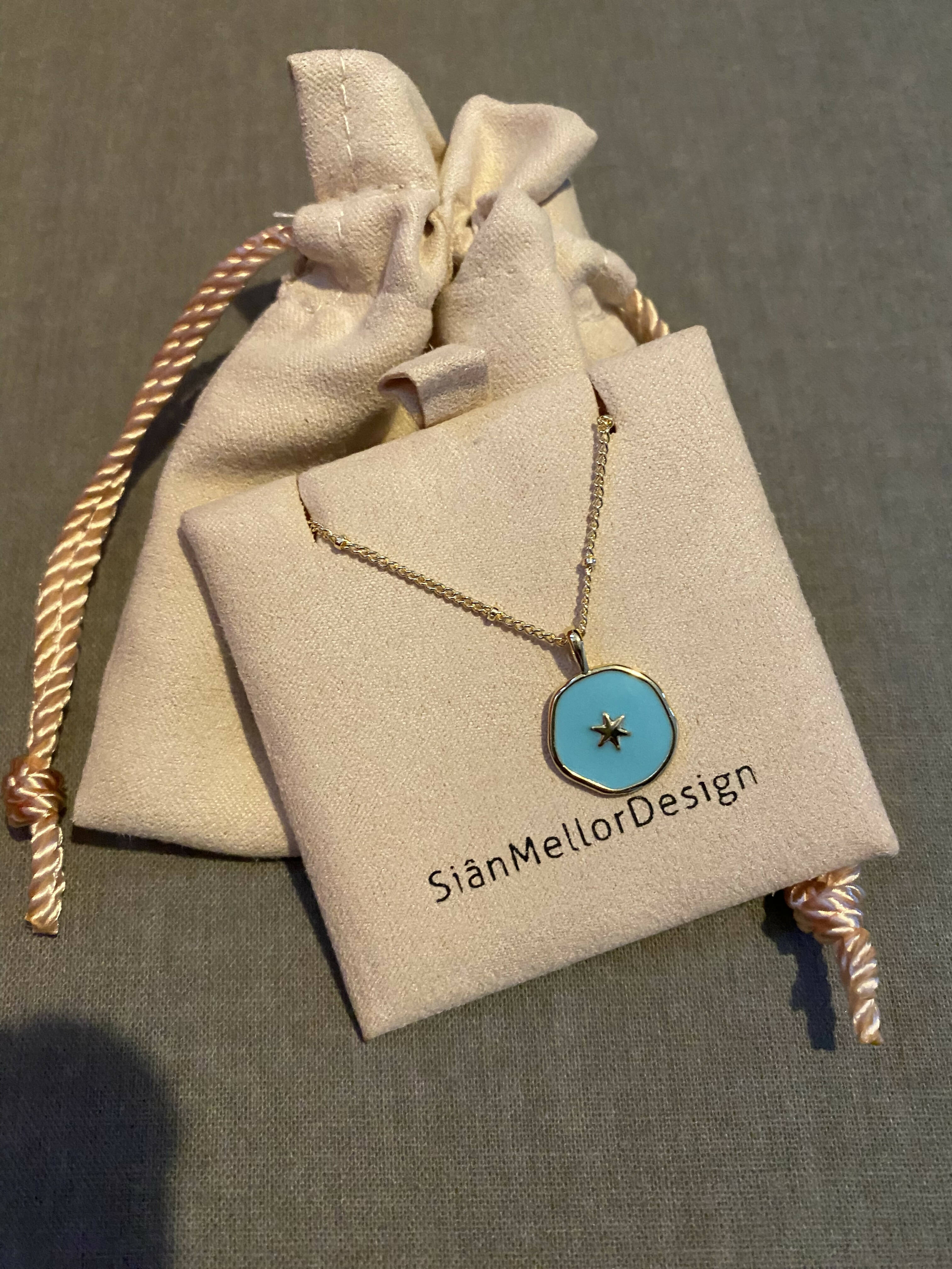 Turquoise star necklace