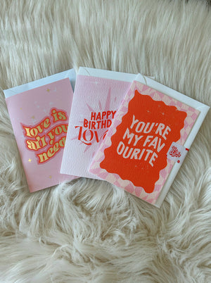 'Happy Birthday Lovely' A6 Greetings Card