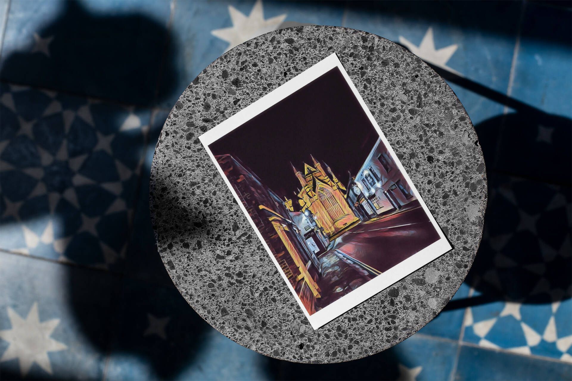Beautiful Beverley Minster at Night Art Print in A3 Framed with Mount