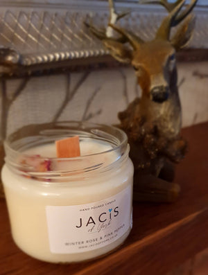 Jacis of York Winter Rose and Pink Pepper 250ml Soy Candle