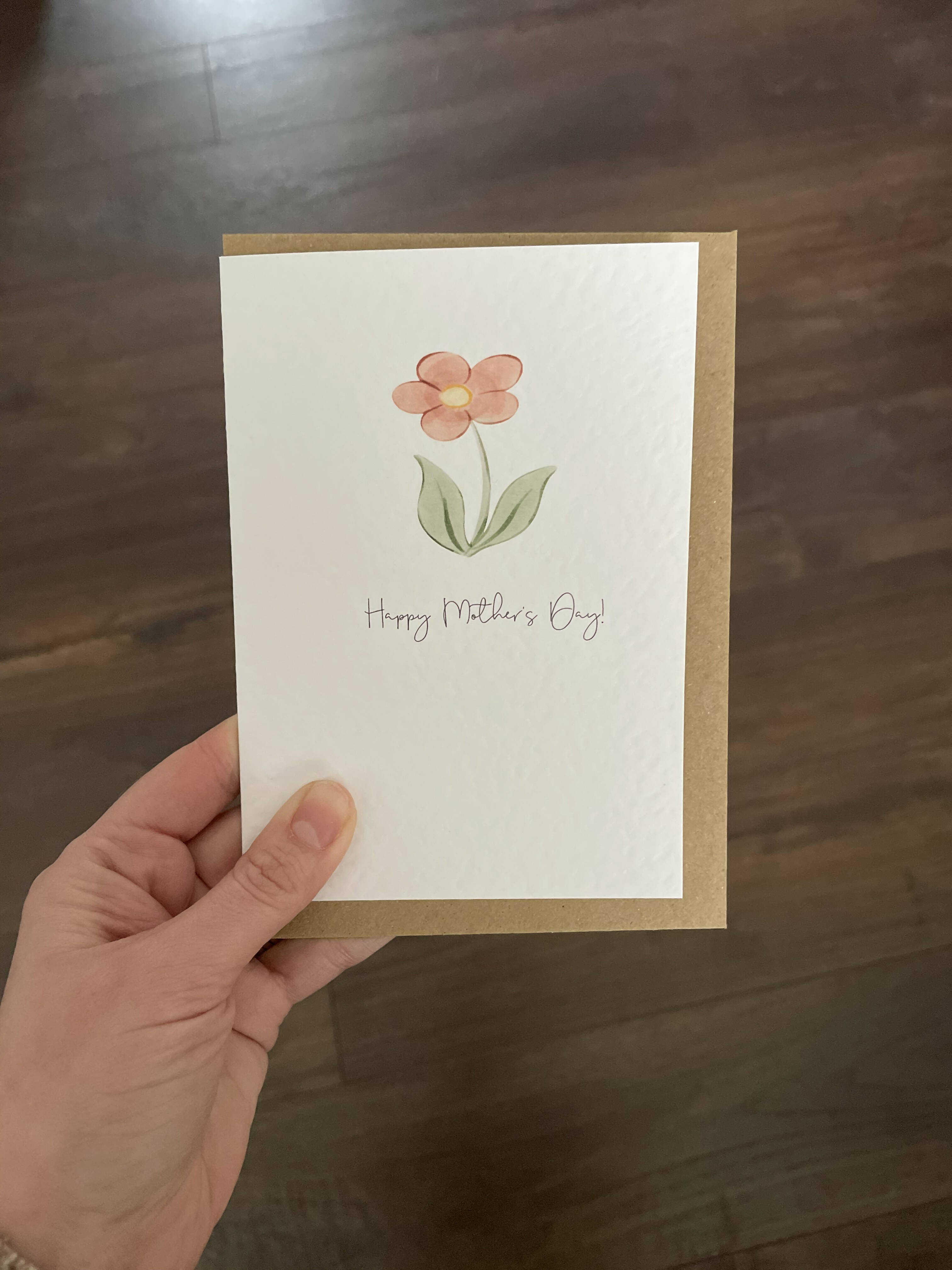 Mothers Day Flower Card