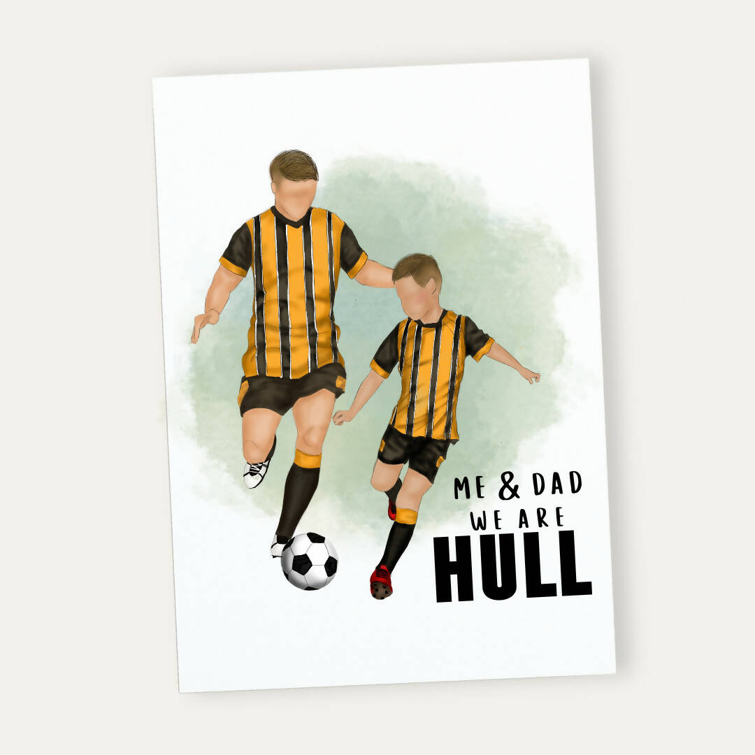 Fathers day - We are Hull greetings card