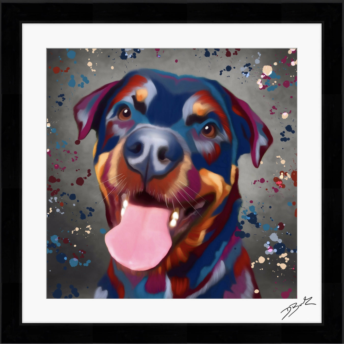 Rottweiler artwork hot sale