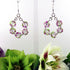 Clear Quartz Dainty Bouquet Earrings