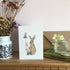 Hare and Bell Heather Card