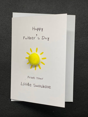 Father's Day Daddy's Sunshine - Pom Pom greeting card