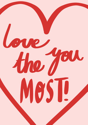 love you the most card