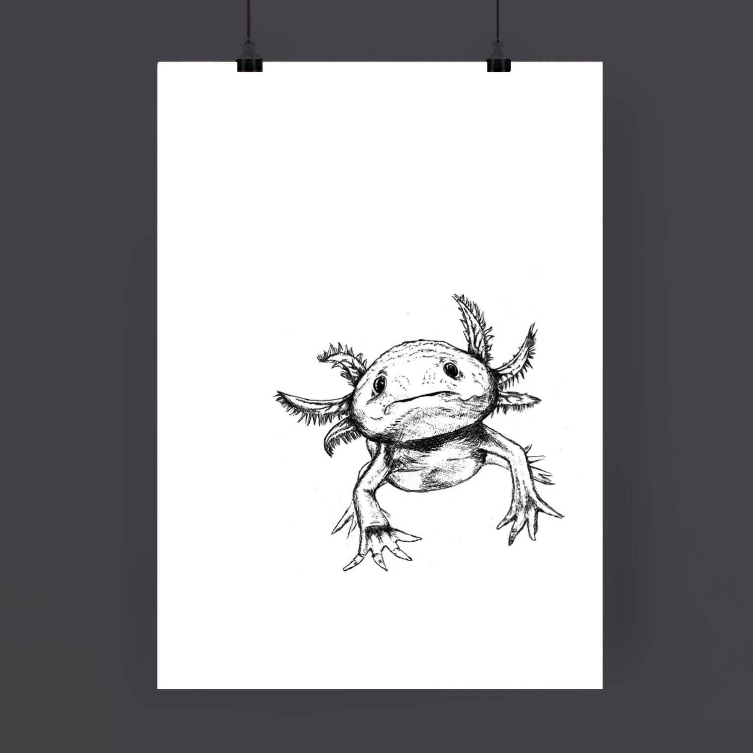 A4 Animal Illustration Print