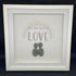 All you need is love rainbow couple - Square Medium