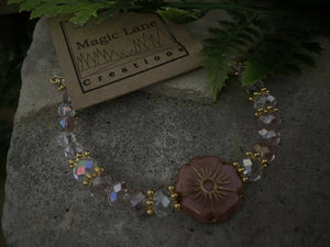 Midnight Garden Collection - Hibiscus bracelet HIB9