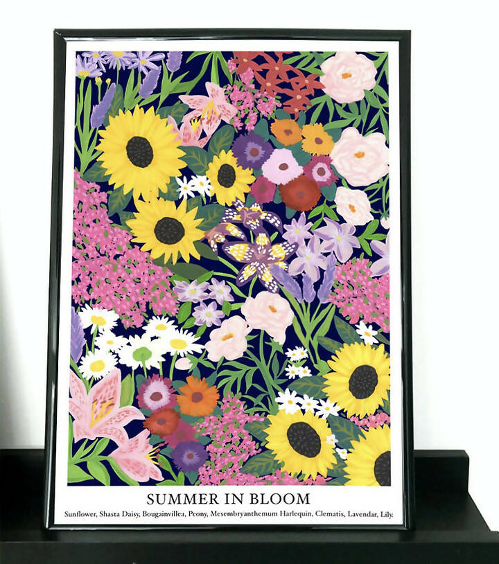 Summer in Bloom print