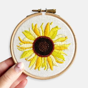 Sunflower Modern Embroidery Kit