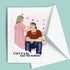 Fathers day card - girl dad