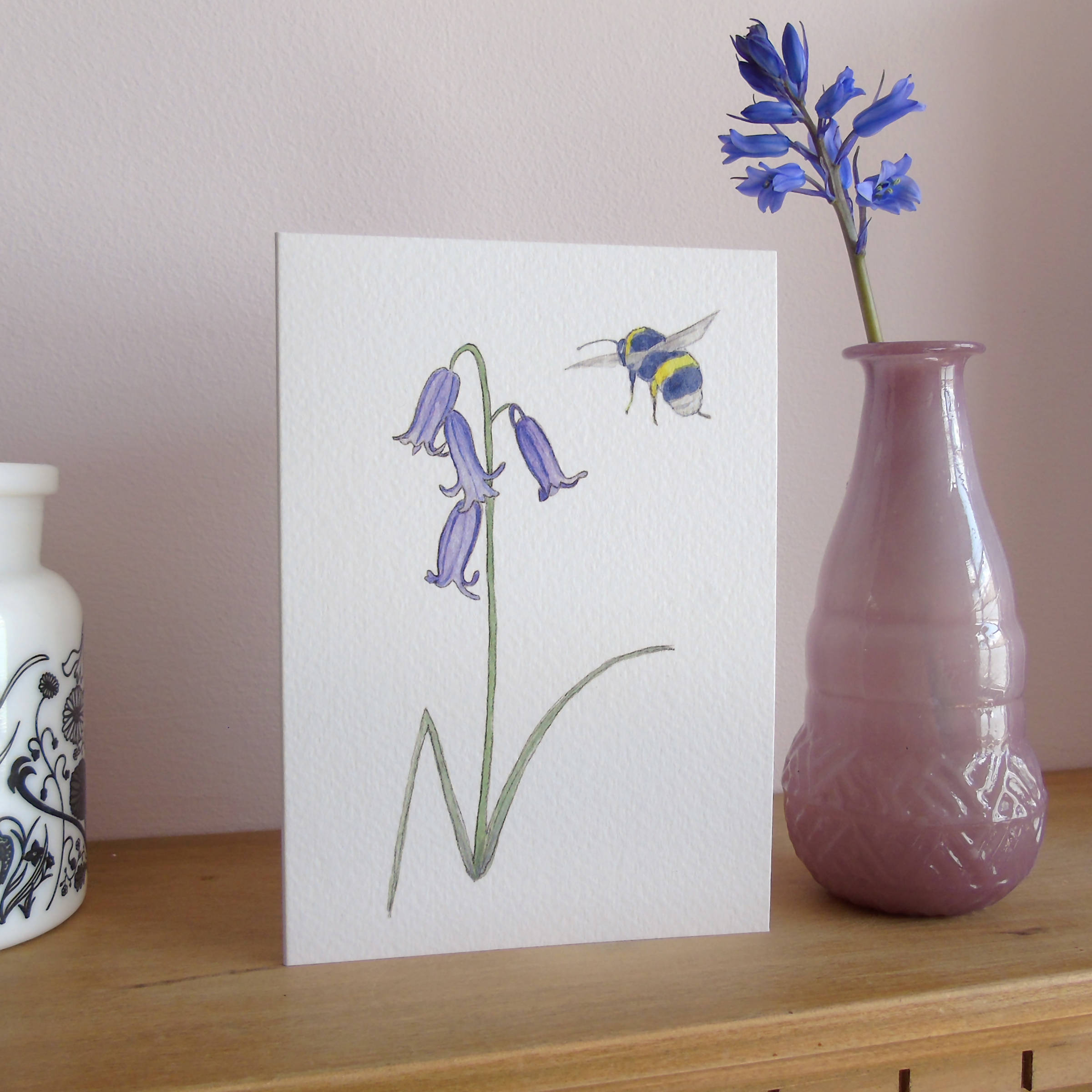 Bee and Flower Card