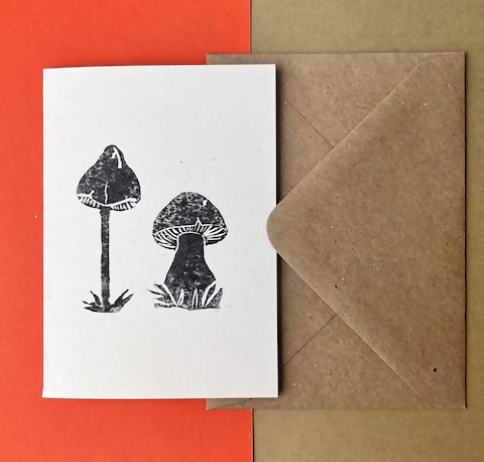 Mushroom Mini Card - A7