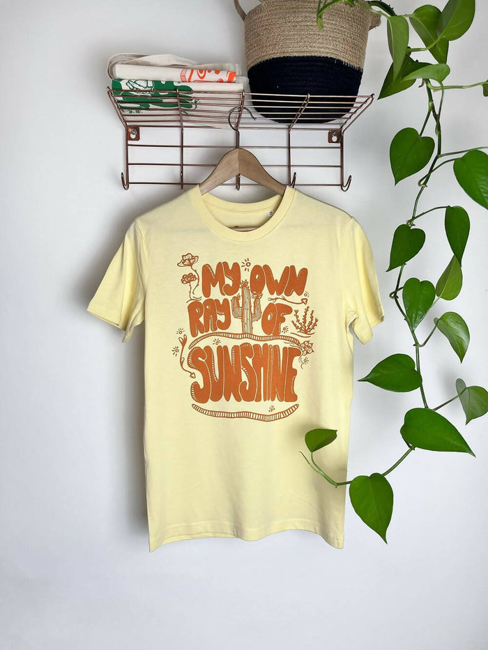 My Own Ray Of Sunshine - Western & Retro vibe T-shirt (screenprinted, to keep the t-shirt soft & washable)