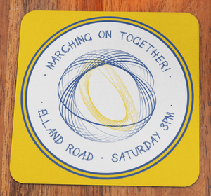 Leeds Utd - WOOL Design - Coaster