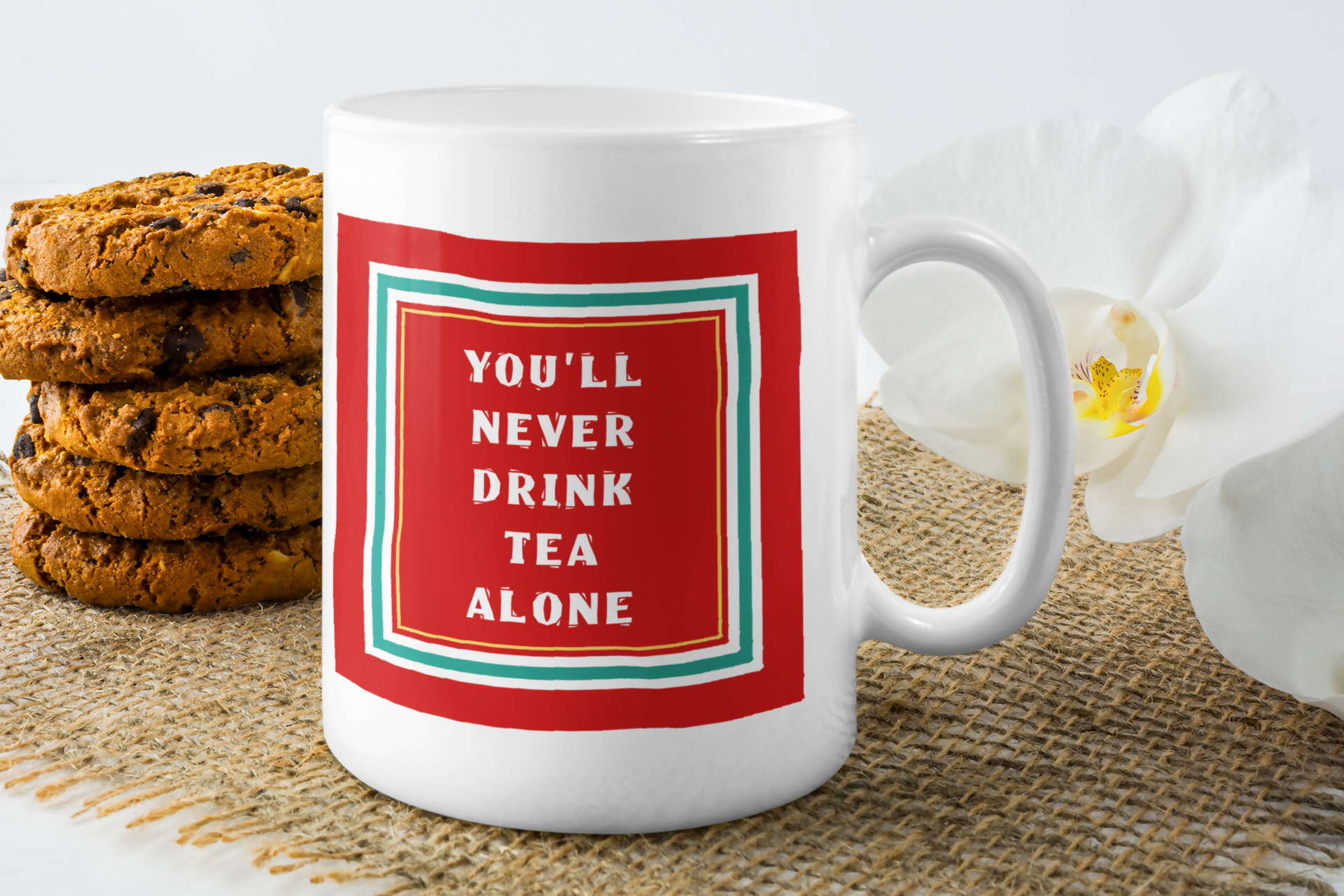 Liverpool - You'll Never Drink Tea Alone - Fun Design - 11oz Mug
