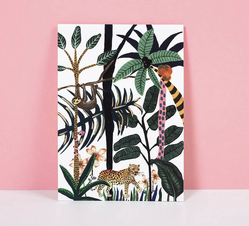 Jungle Art Print A4