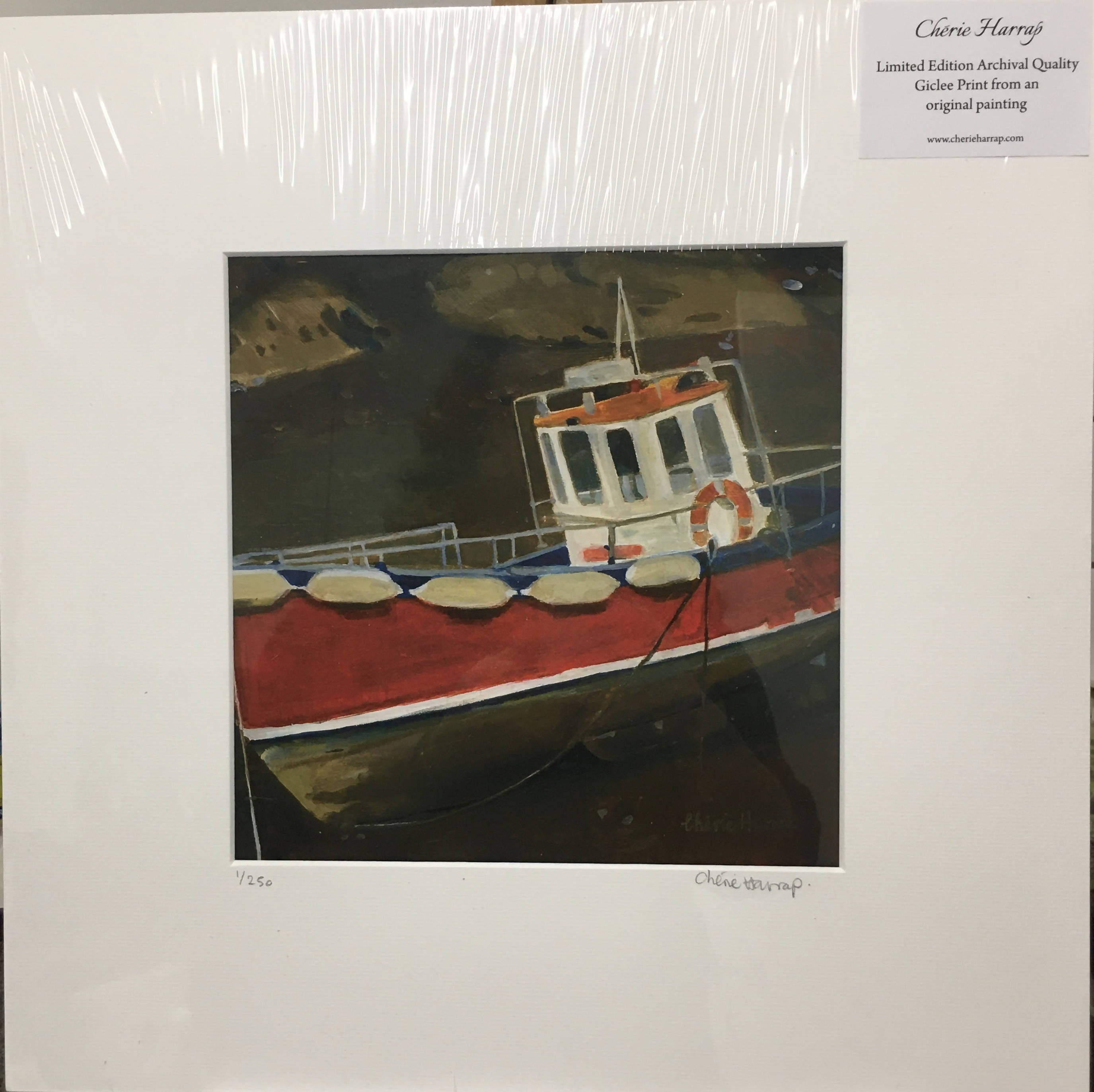 Boat at Staithes - Giclée Print