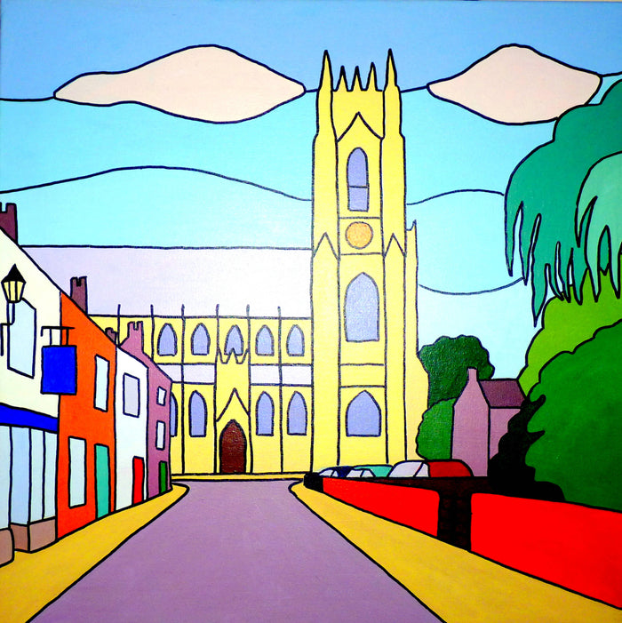 Greetings card - The Minster from Highgate, Beverley