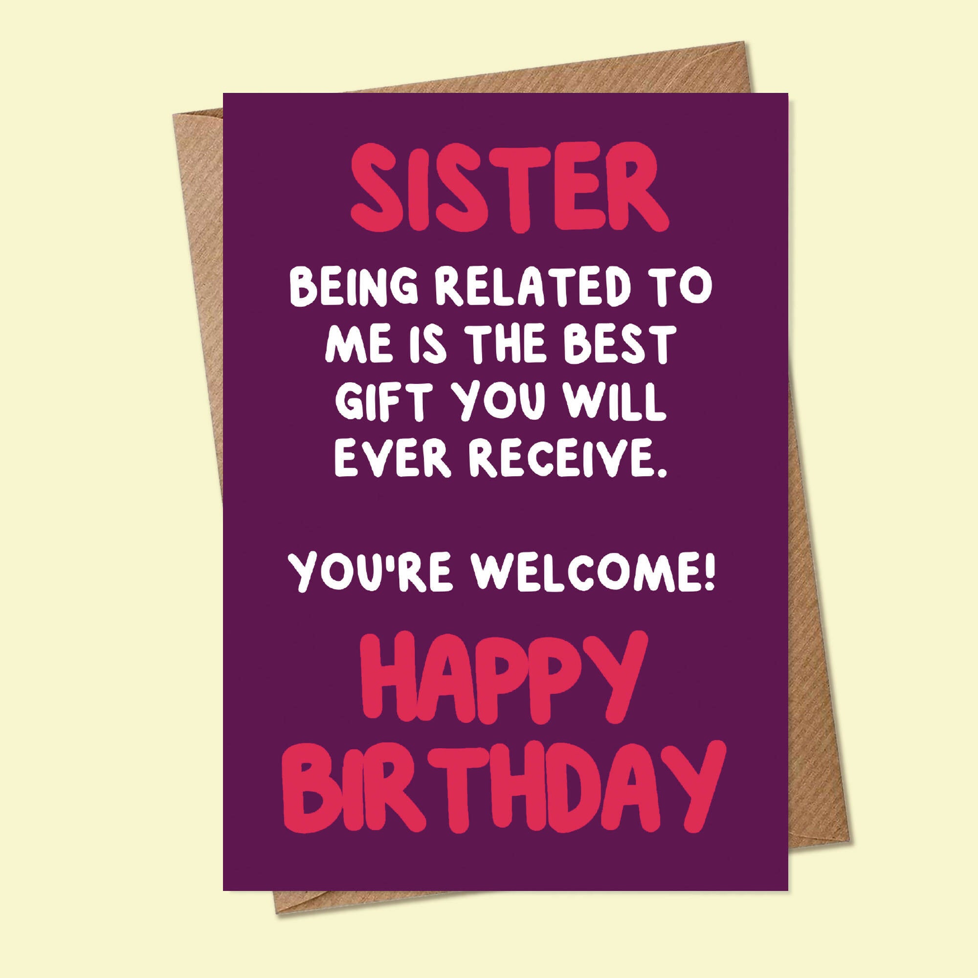 Birthday Greetings Card - Various Designs