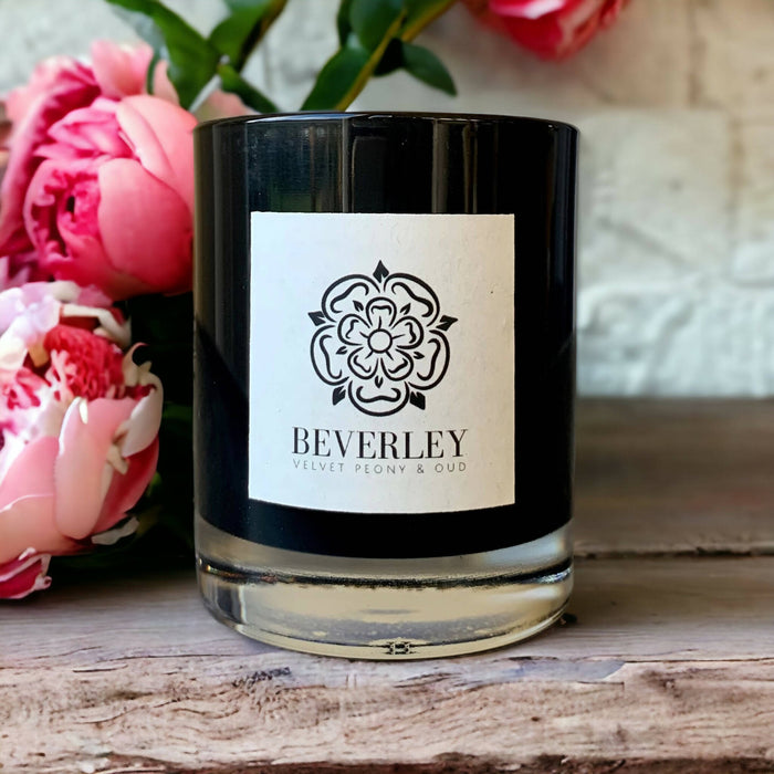 BEVERLEY Velvet Peony and Oud Scented Candle 160g