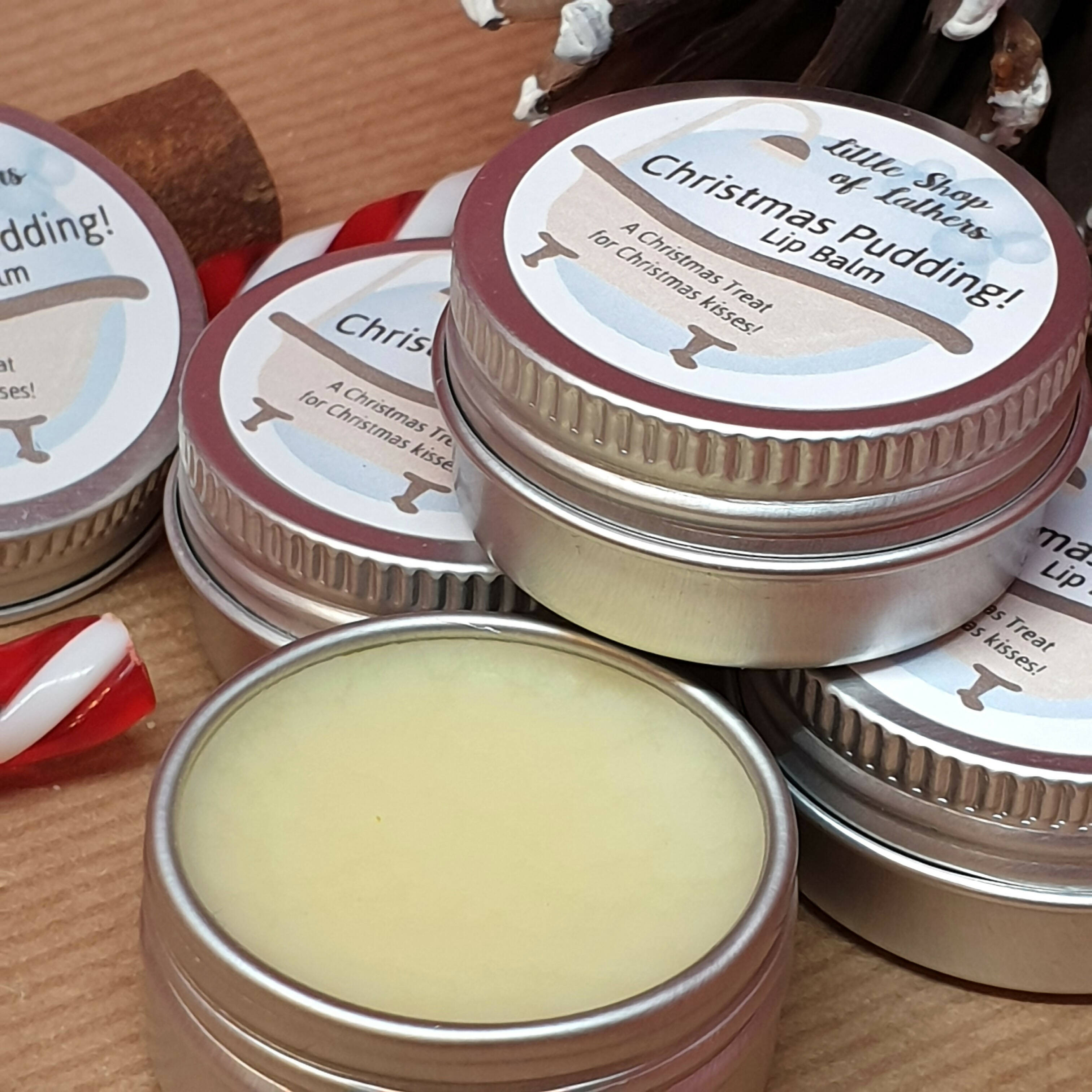 Christmas Pudding Lip Balm