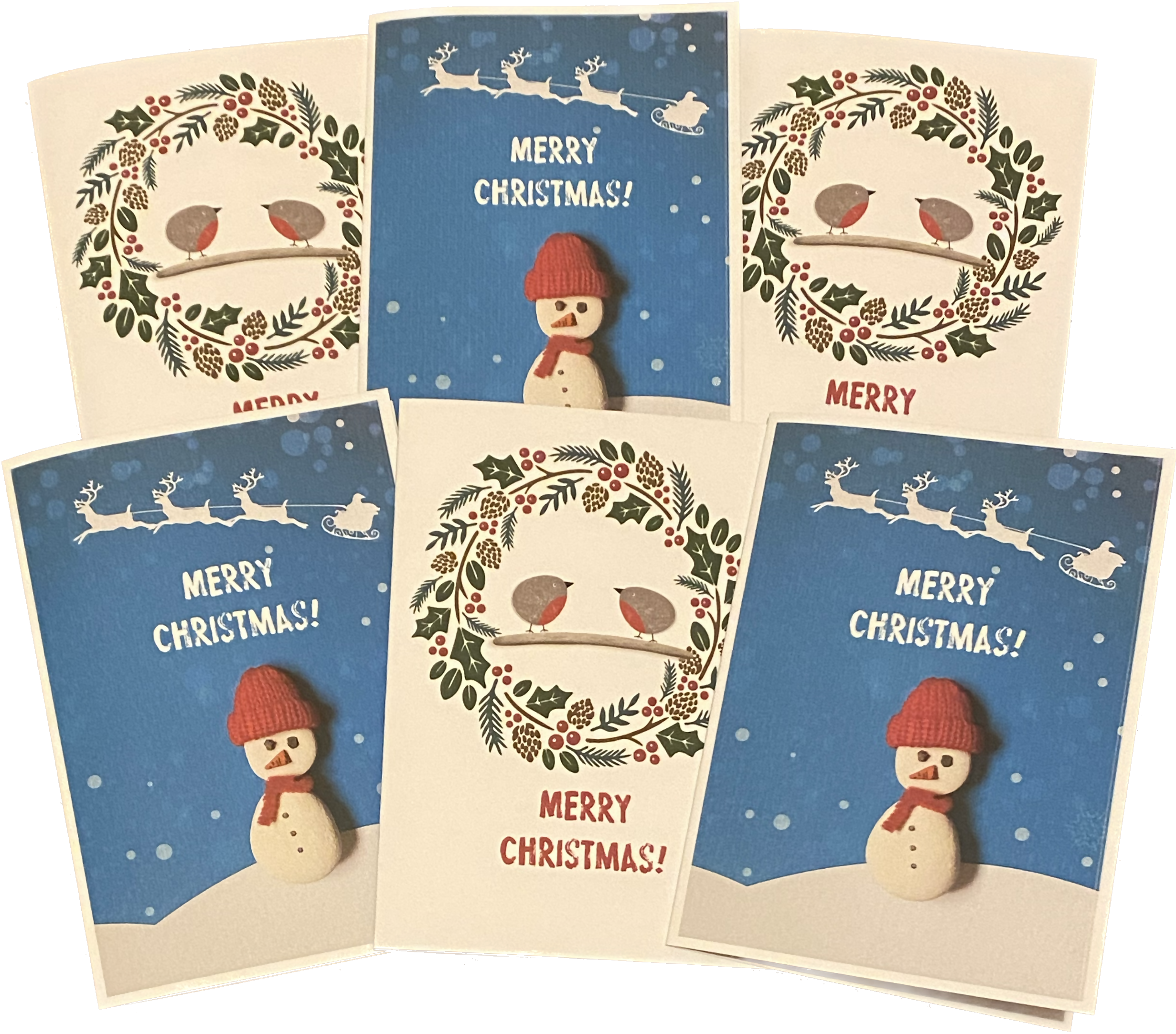 Christmas Card Pack 2024 (6 cards of 2 designs)