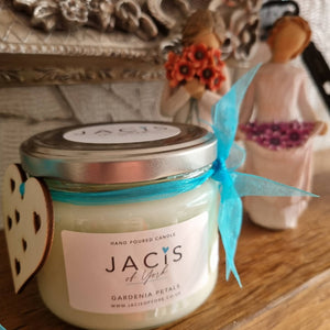 Jacis of York 250ml Eco Soy Candle, Gardenia Petals