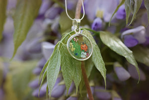 Floral Ladybird Necklace