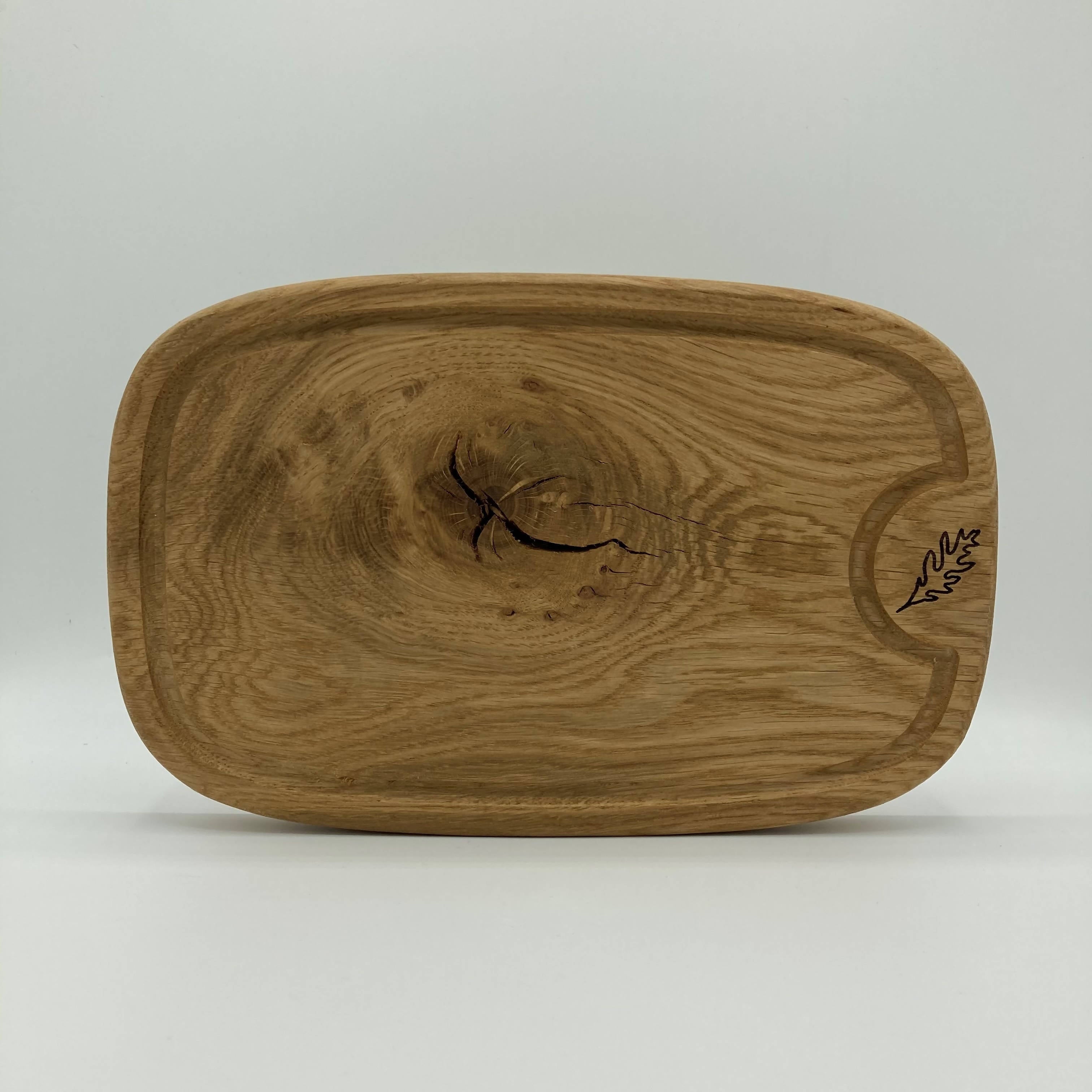 Small Oak Oval Chopping Board