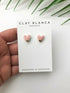 Baby Pink Heart studs