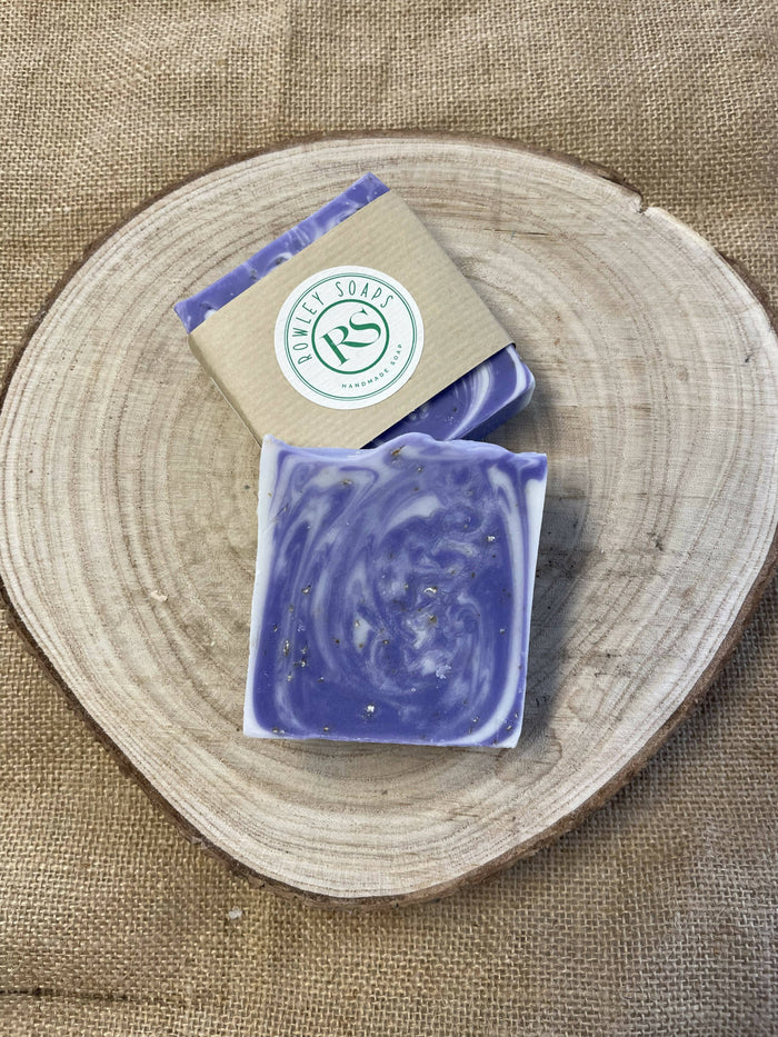 Lavender and Oats cold processed soap bar