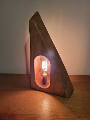 Hallow Oak Desk Lamp