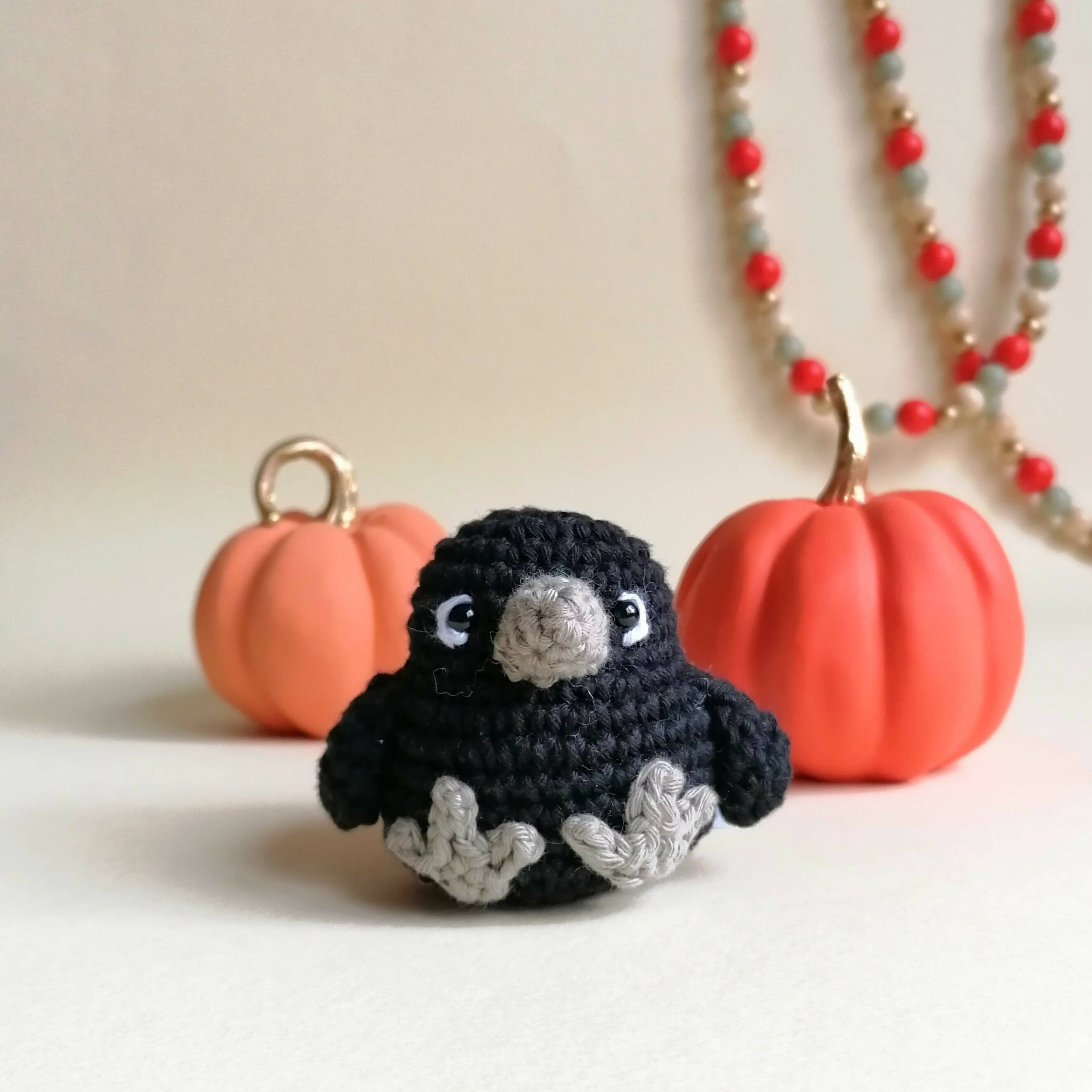 handmade crow decoration