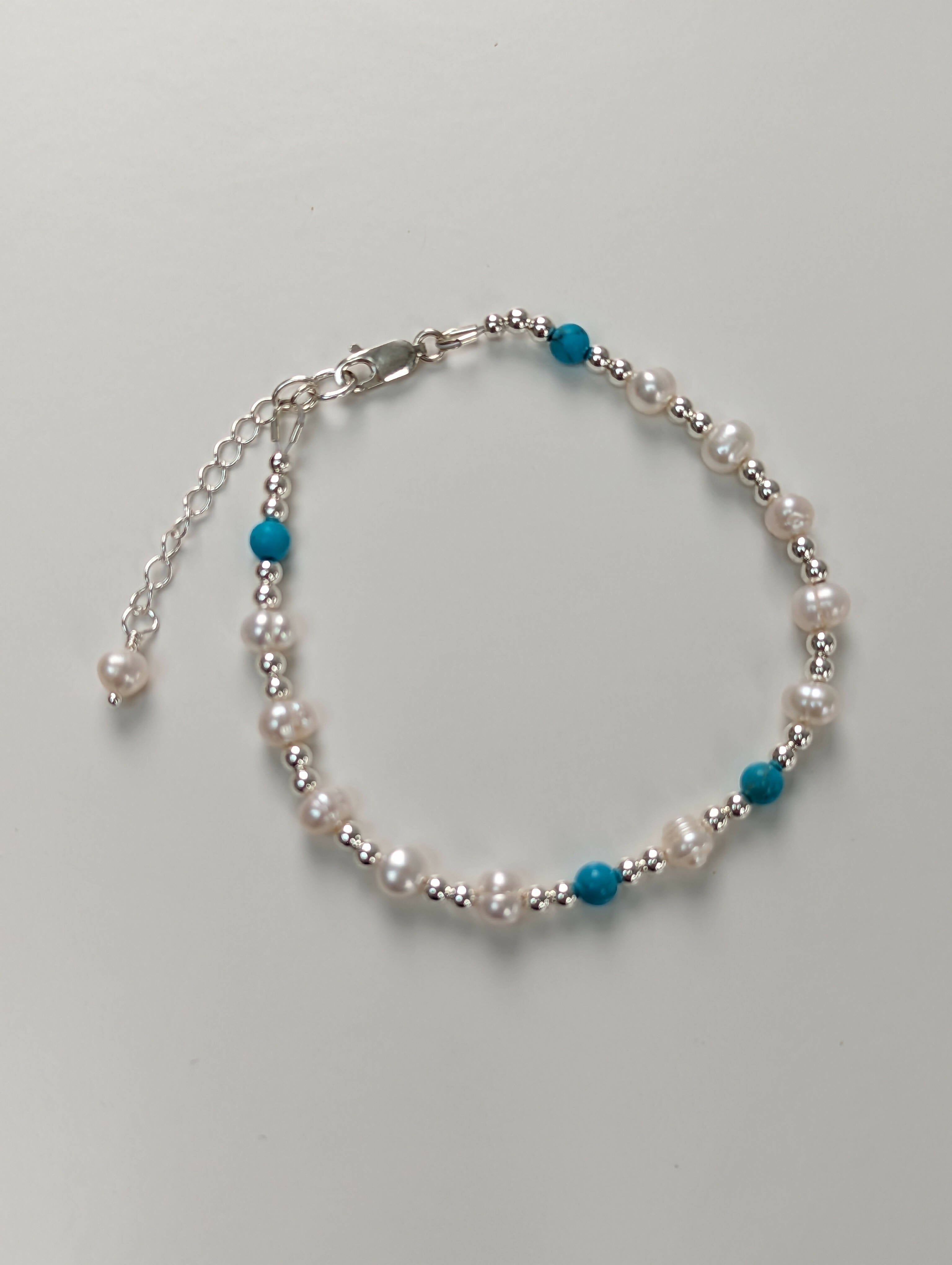 Sterling silver clasp bracelet - Handmade