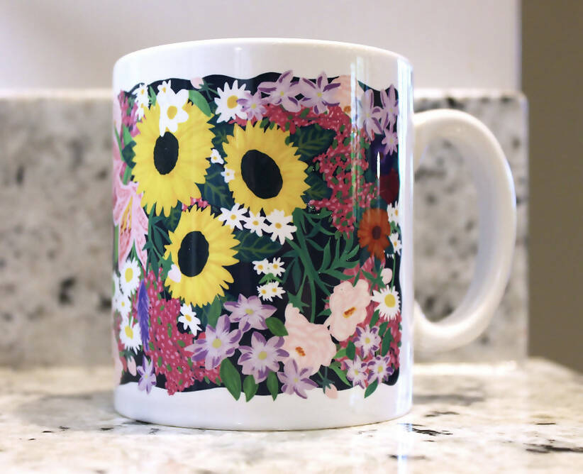 Summer In Bloom Print Mug