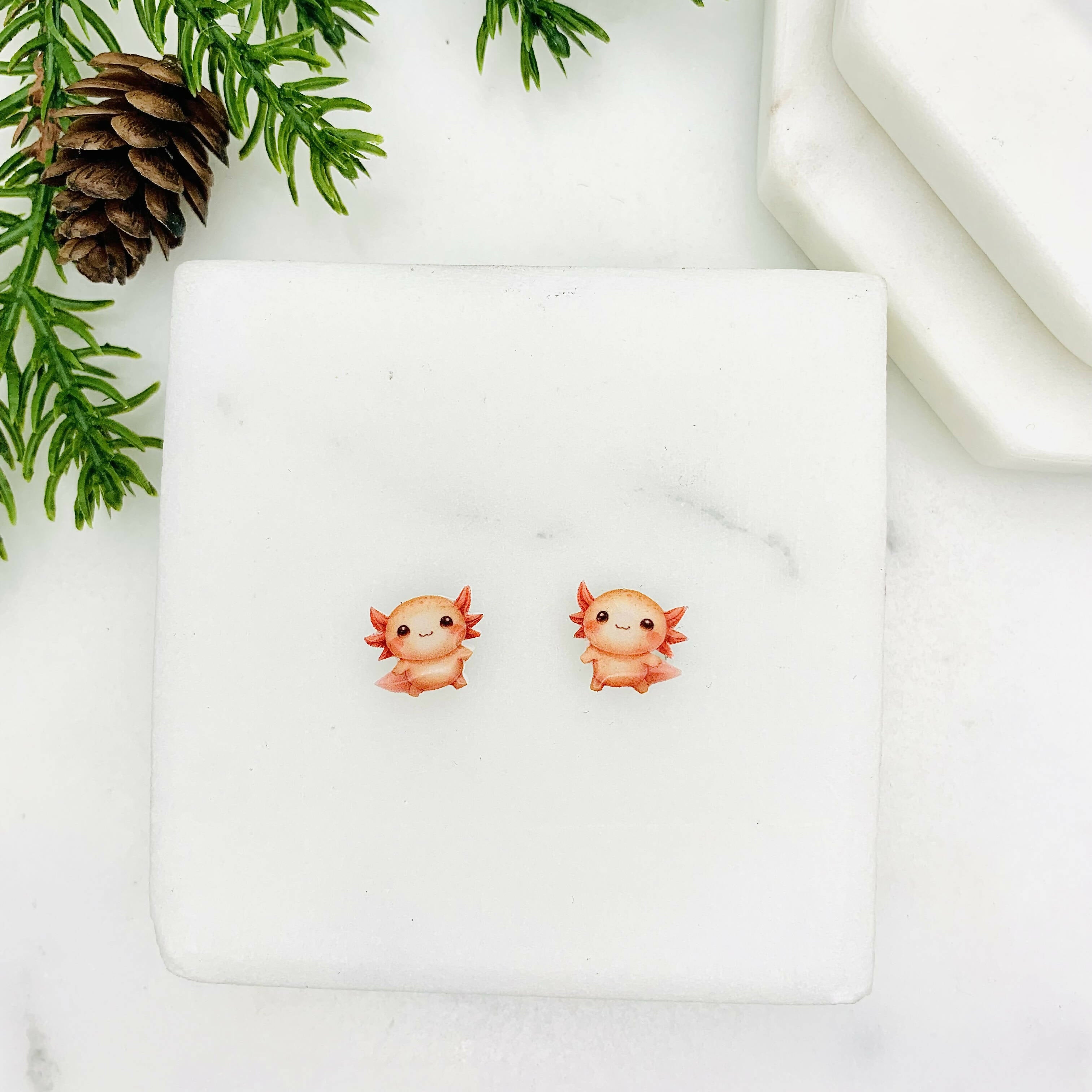 Axolotl Stud Earrings