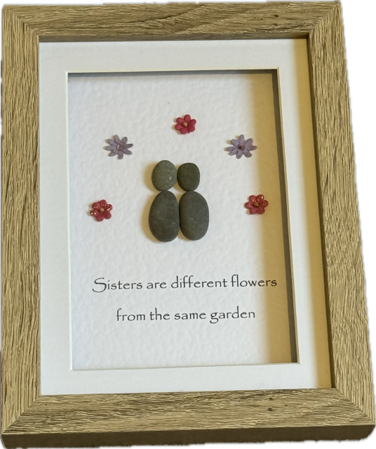 Sisters are different flowers- Medium