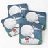 Ewe’ve Taken A Piste Of My Heart | whimsical sheep coaster | Art & Soul