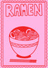 Pink Ramen Print