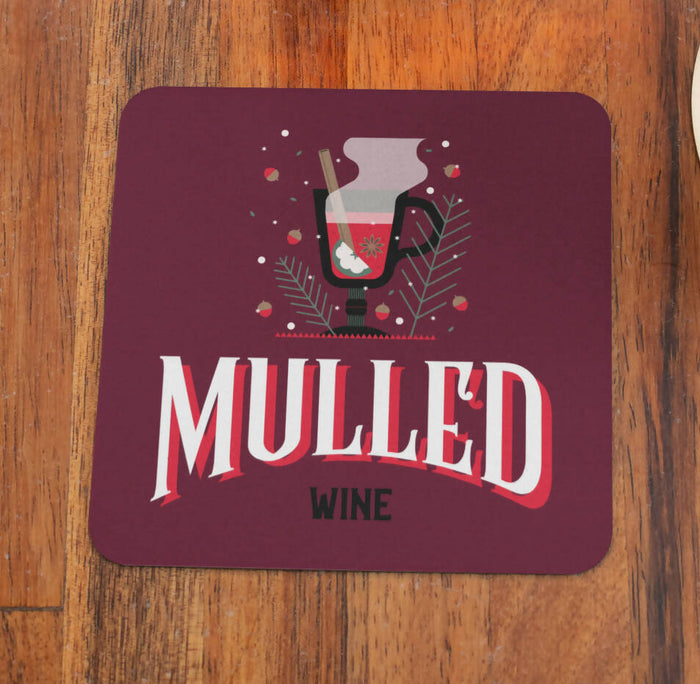 Mulled Wine Christmas Coaster