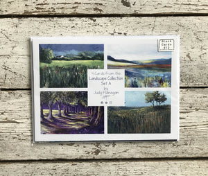 Landscape Collection A - pack of 4 blank cards