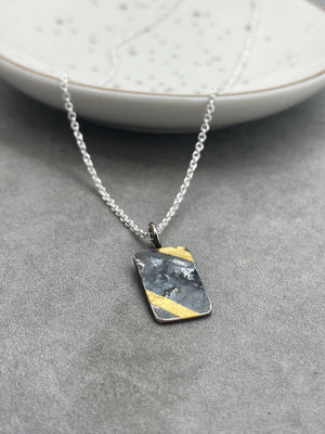 Black and Gold Pendant