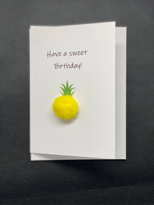 Have a Sweet Birthday - Pom Pom greeting card