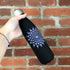 Hand Painted Dot Mandala Thermal Water Bottle: Purple Hydrangea with Black