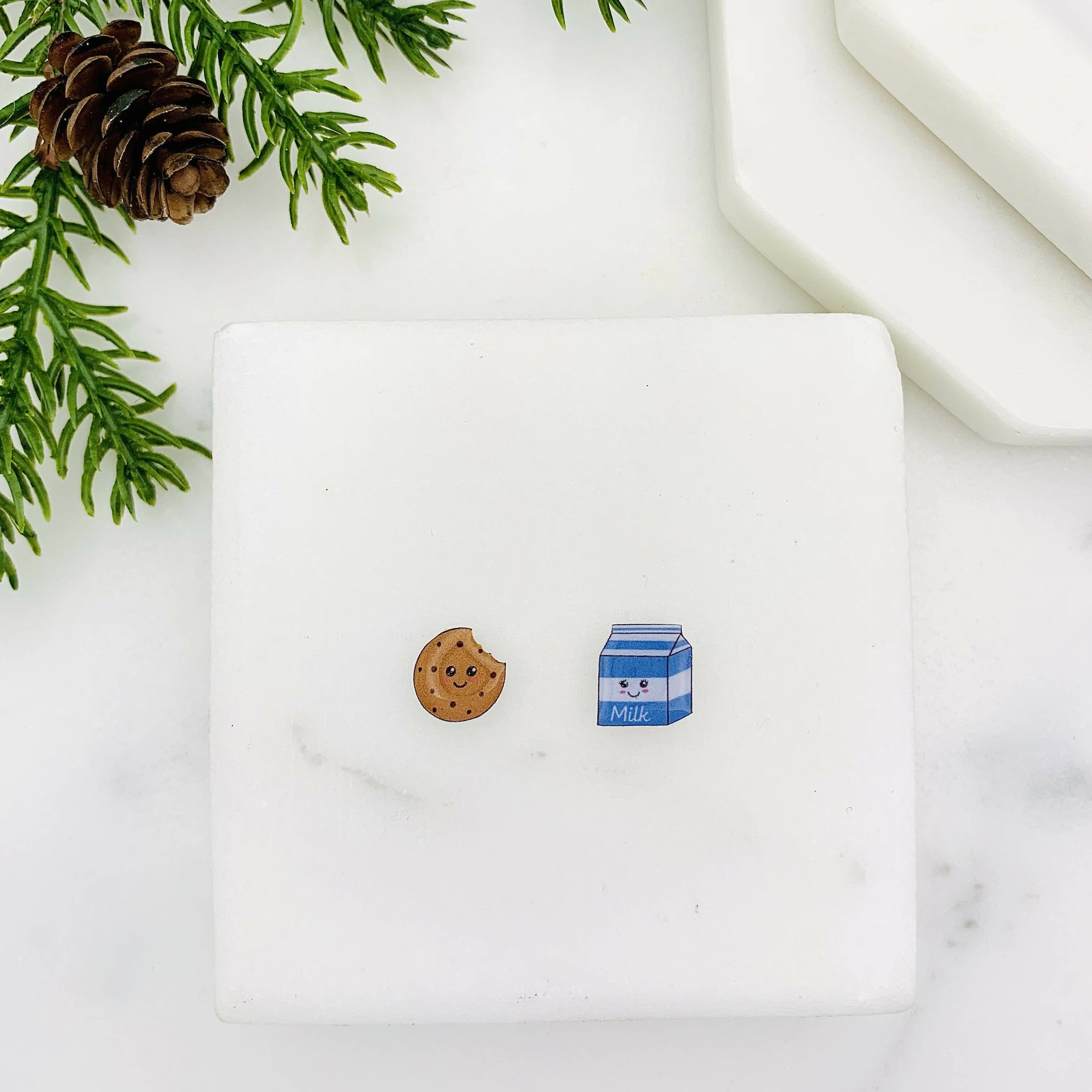 Cookies & Milk Mismatched Earrings