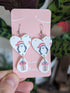 Frosty - Christmas Penguin Clay Earrings